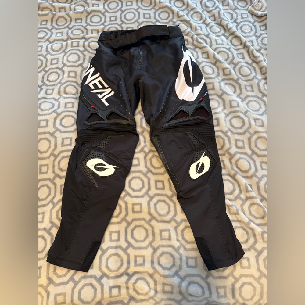O'Neal Black and White hardwear elite Pants